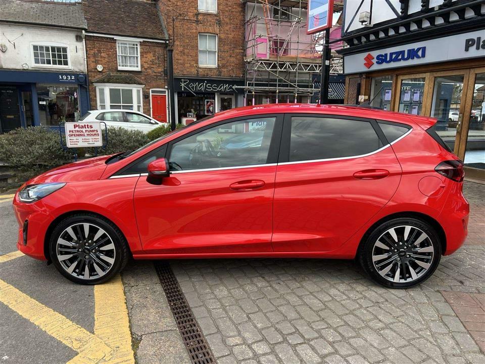 Ford Fiesta Titanium X 1.0I 125Ps Hybrid OU72SWK Red #3