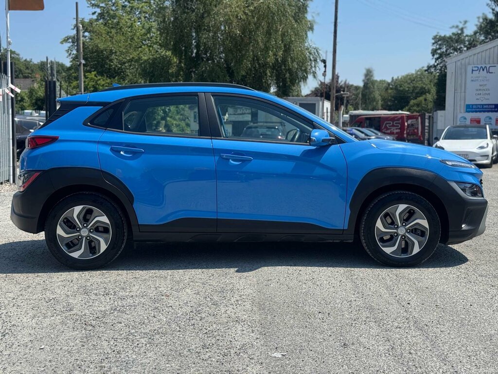 Hyundai Kona 1.6 Kona Se Connect Gdi Hev Blue #4