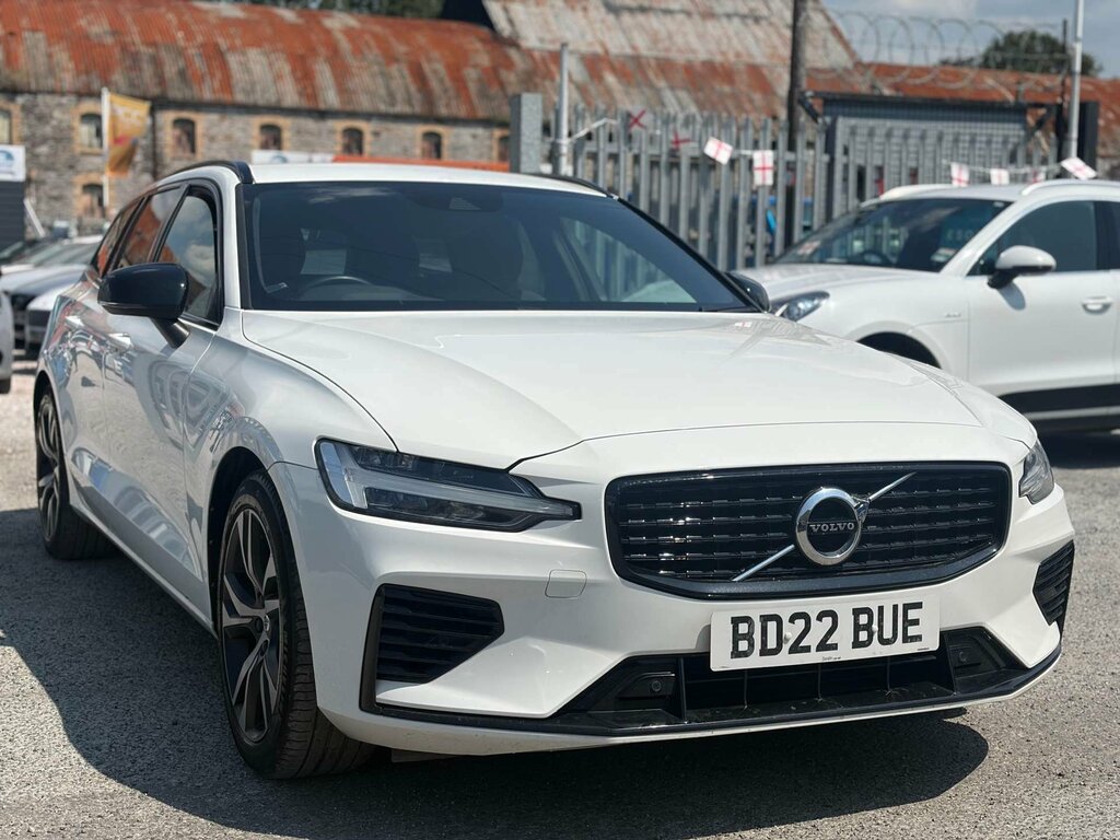 Volvo V60 2.0 V60 R-design T6 Recharge Awd 4Wd White #4