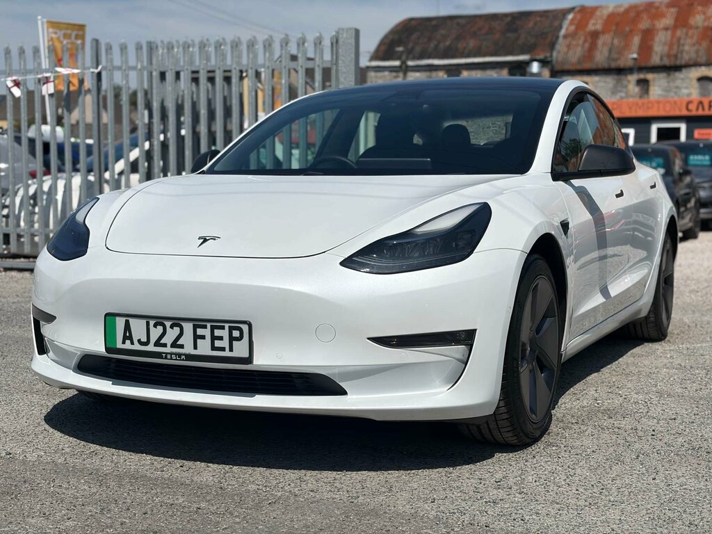 Tesla Model 3 Model 3 Long Range Awd 4Wd White #3