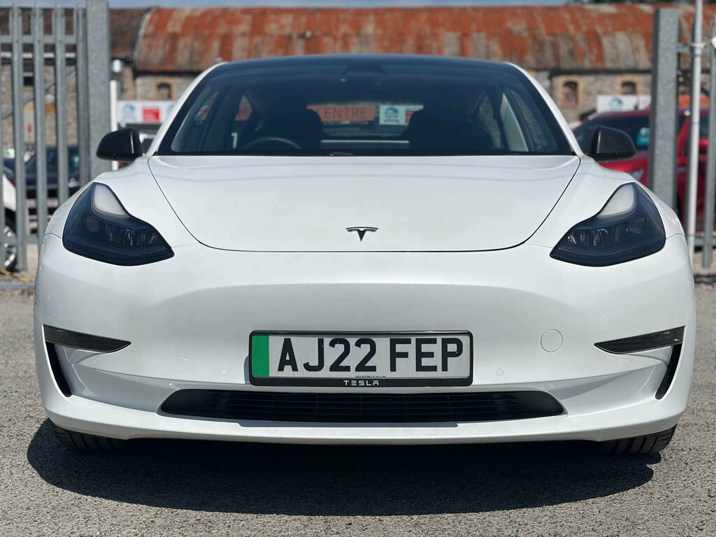 Tesla Model 3 Model 3 Long Range Awd 4Wd White #2