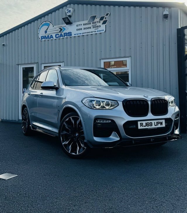 BMW X3 2.0 20D M Sport RJ69UPW Silver