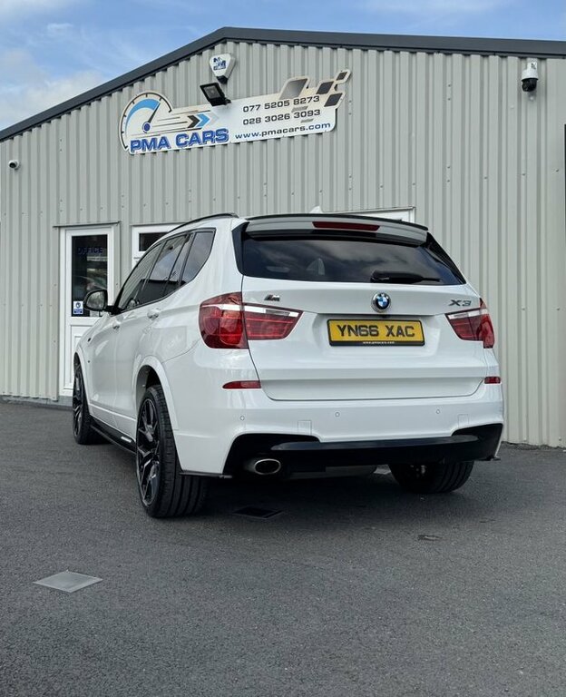 BMW X3 2.0 20D M Sport White #4