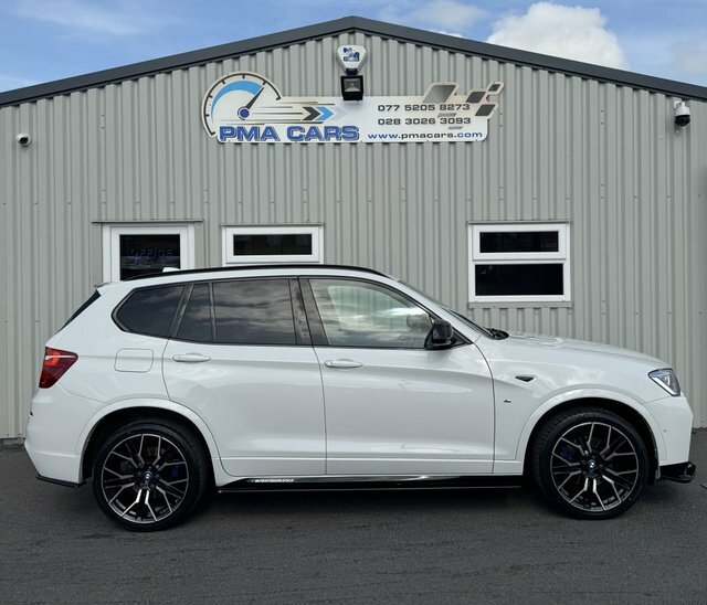 BMW X3 2.0 20D M Sport White #2