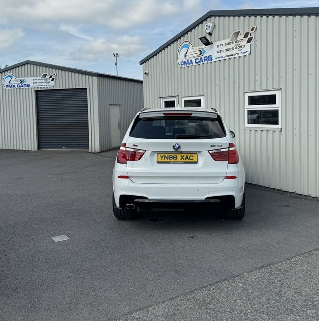 BMW X3 2.0 20D M Sport White #3
