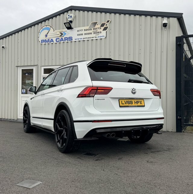 Volkswagen Tiguan 2.0 Tdi R-line Suv LV69HPX White #3