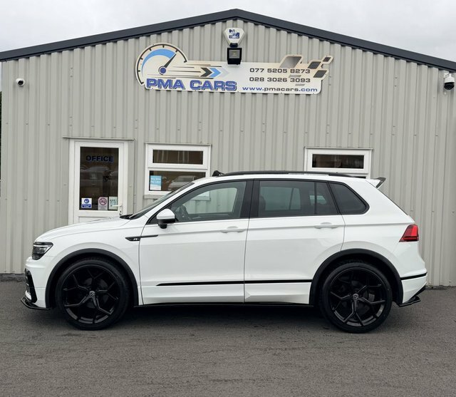 Volkswagen Tiguan 2.0 Tdi R-line Suv LV69HPX White #5