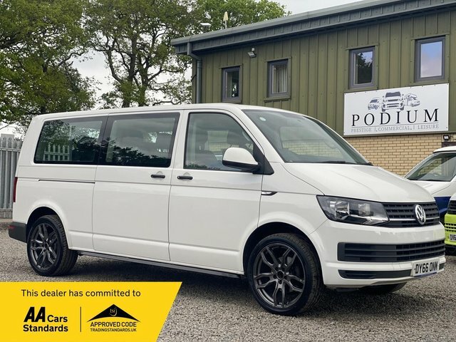 Volkswagen Transporter Shuttle 2.0 Tdi Bluemotion Tech S Fwd Lwb Euro 6 S S White