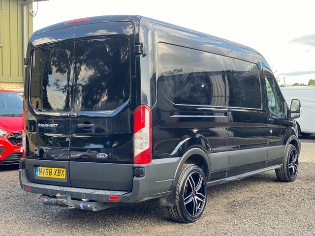 Ford Transit Custom 2.0 350 Ecoblue Rwd L3 H2 Euro 6 MV68XBX Black #4