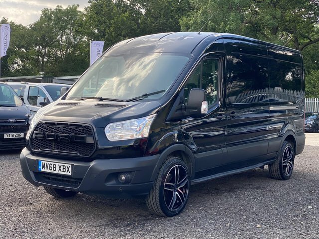 Ford Transit Custom 2.0 350 Ecoblue Rwd L3 H2 Euro 6 MV68XBX Black #2