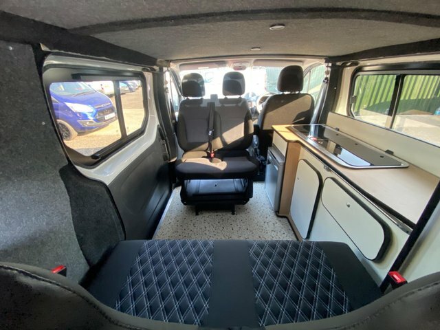 Vauxhall Vivaro 1.6 Cdti 2900 Kitchen-sink-solar-rr-windows VK64OGT White #3
