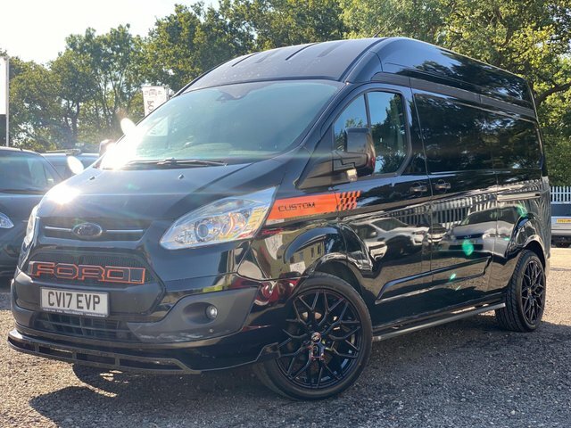 Ford Transit Custom 2.0 Tdci 290 Limited L2 H2 CV17EVP Black #2