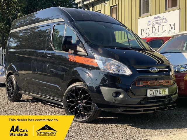 Ford Transit Custom 2.0 Tdci 290 Limited L2 H2 CV17EVP Black