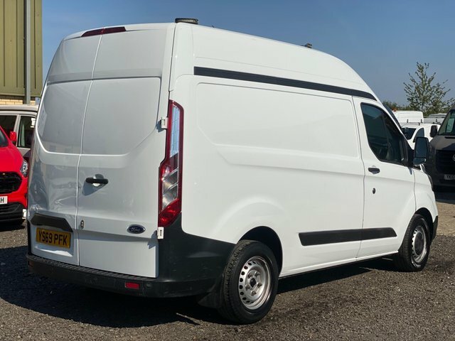 Ford Transit Custom 2.0 300 Ecoblue Leader L1 H2 Euro 6 S S YS69PFK White #4