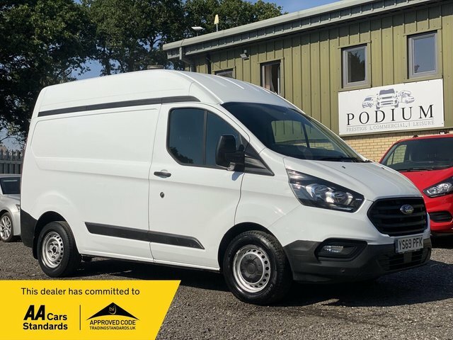 Ford Transit Custom 2.0 300 Ecoblue Leader L1 H2 Euro 6 S S White