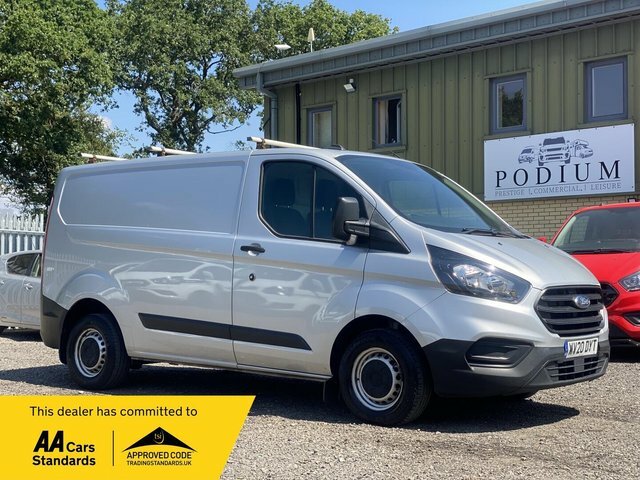 Ford Transit Custom 2.0 300 Ecoblue Leader L1 H1 Euro 6 S S Silver