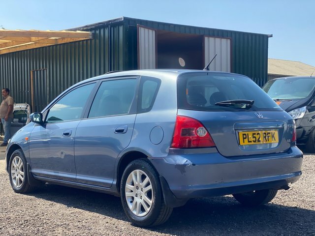 Honda Civic Hatchback Blue #3
