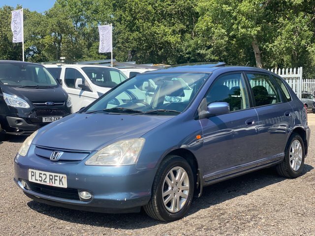 Honda Civic Hatchback Blue #2