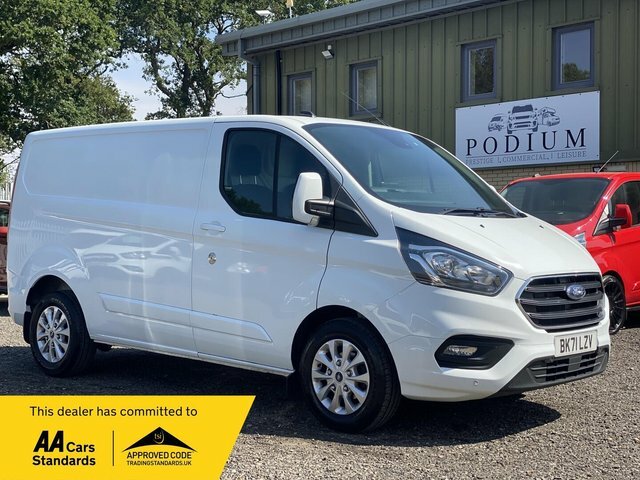 Ford Transit Custom 2.0 300 Ecoblue Limited L1 H1 Euro 6 S S White