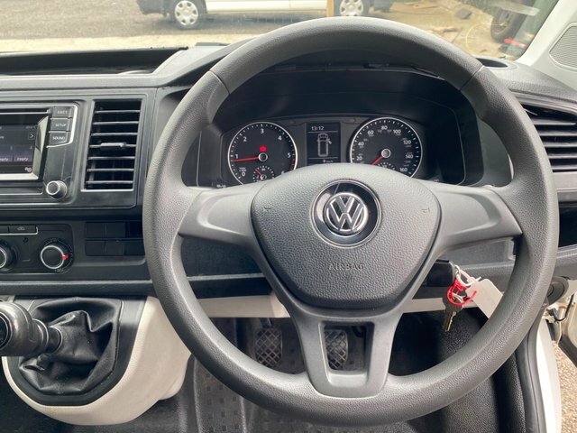 Volkswagen Transporter 2.0 Tdi T32 Bluemotion Tech Startline Fwd Lwb Euro DY68HZJ White #6