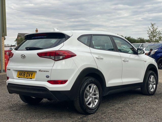 Hyundai Tucson 1.6 Gdi Blue Drive S Euro 6 S S HK18OVY White #4