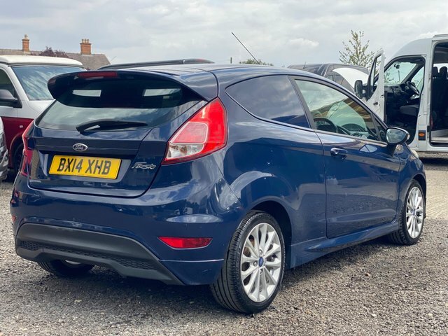 Ford Fiesta Van 1.6 Tdci Sport Panel Van BX14XHB Blue #4