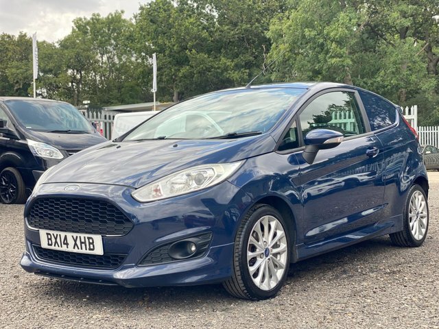Ford Fiesta Van 1.6 Tdci Sport Panel Van BX14XHB Blue #2