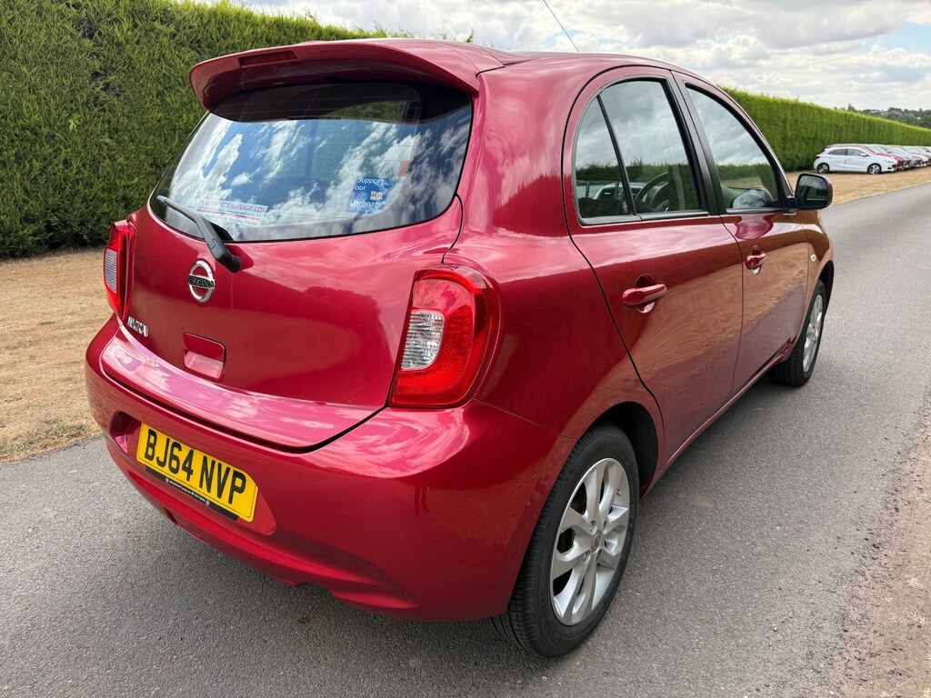 Nissan Micra Visia Red #7