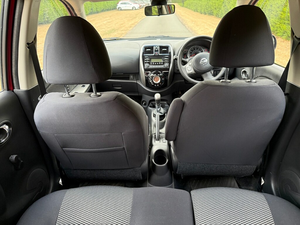 Nissan Micra Visia Red #11