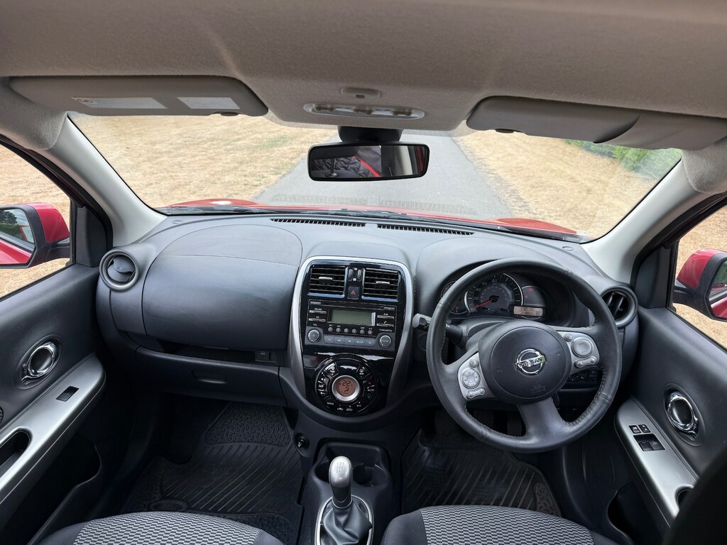 Nissan Micra Visia Red #12