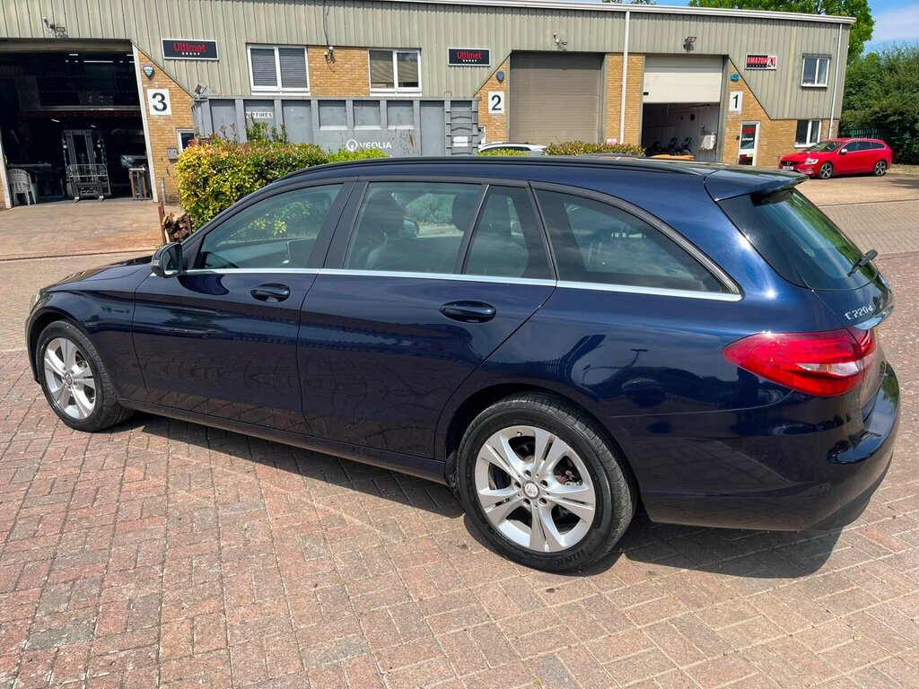 Mercedes-Benz C Class 2.0 C200 Amg Line Estate 7G-tronic Eur Silver #10