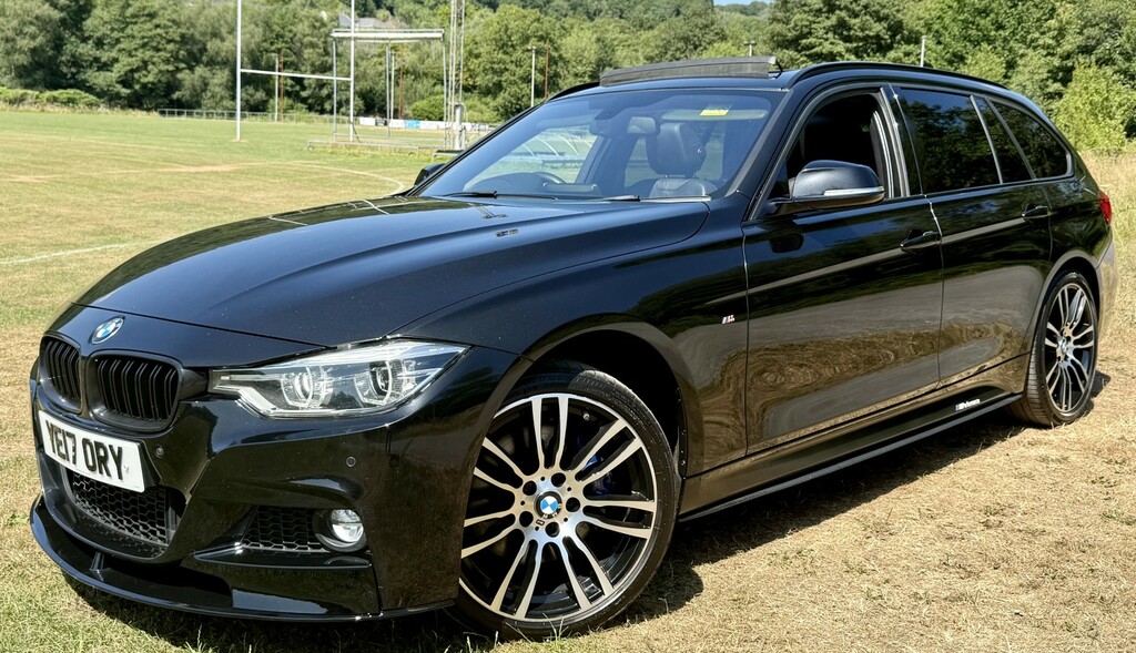 BMW 3 Series Estate 2.0 320D Xdrivemsportpanroof-cam-hk-19s YE17ORY Black