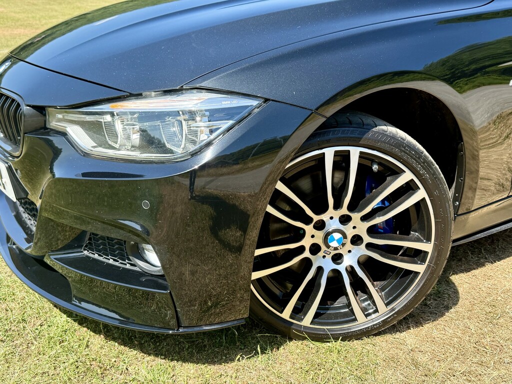 BMW 3 Series Estate 2.0 320D Xdrivemsportpanroof-cam-hk-19s YE17ORY Black #2