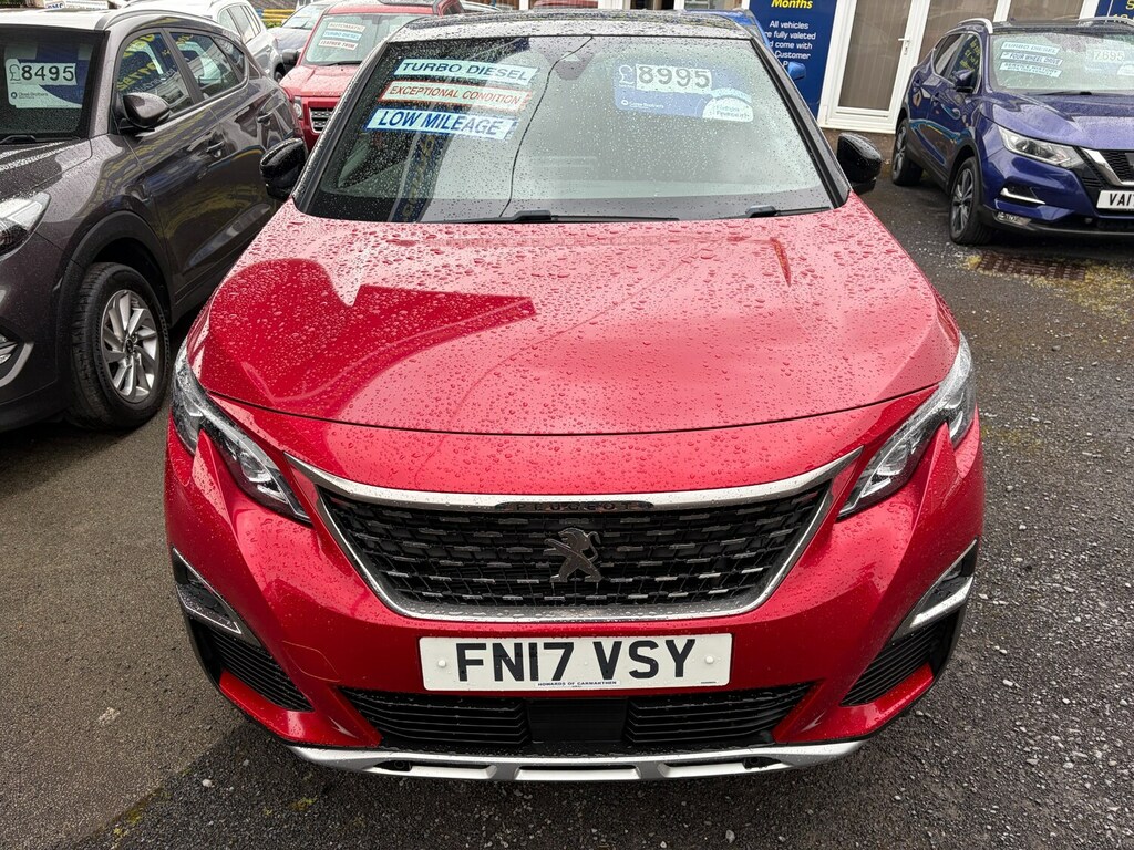 Peugeot 3008 1.6 Bluehdi 120 Gt Line FN17VSY Red #2