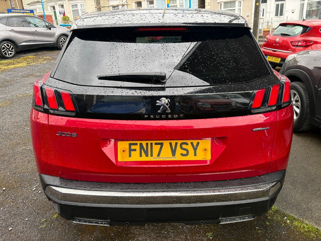 Peugeot 3008 1.6 Bluehdi 120 Gt Line FN17VSY Red #5