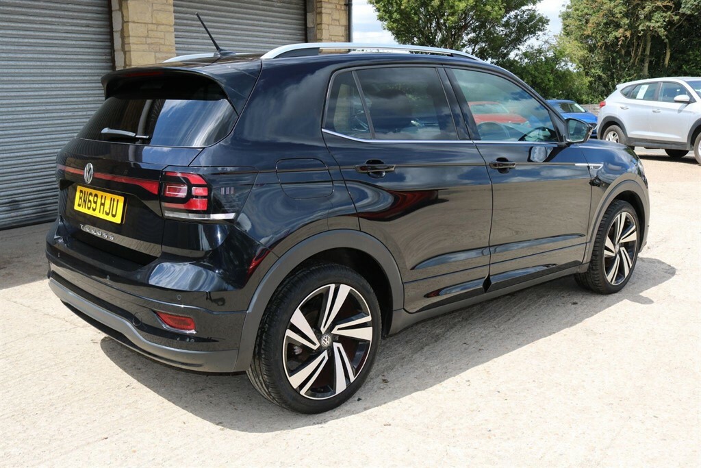 Volkswagen T-Cross 1.0 Tsi R-line Euro 6 Ss BN69HJU Black #6