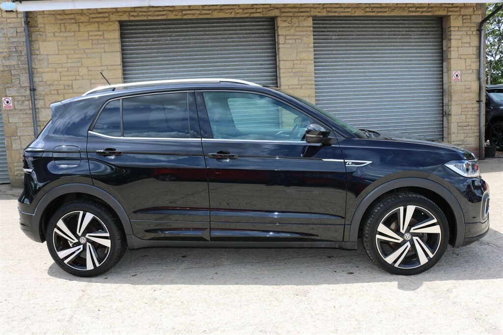 Volkswagen T-Cross 1.0 Tsi R-line Euro 6 Ss BN69HJU Black #4