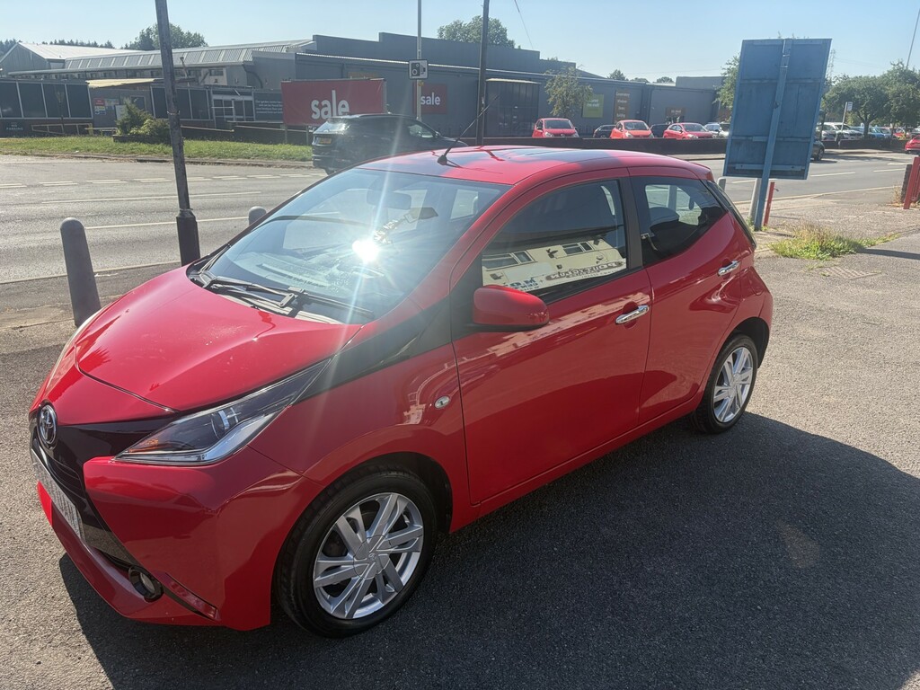 Toyota Aygo Hatchback 1.0 Vvt-i X-pression 2014 FE64UAN Red #4