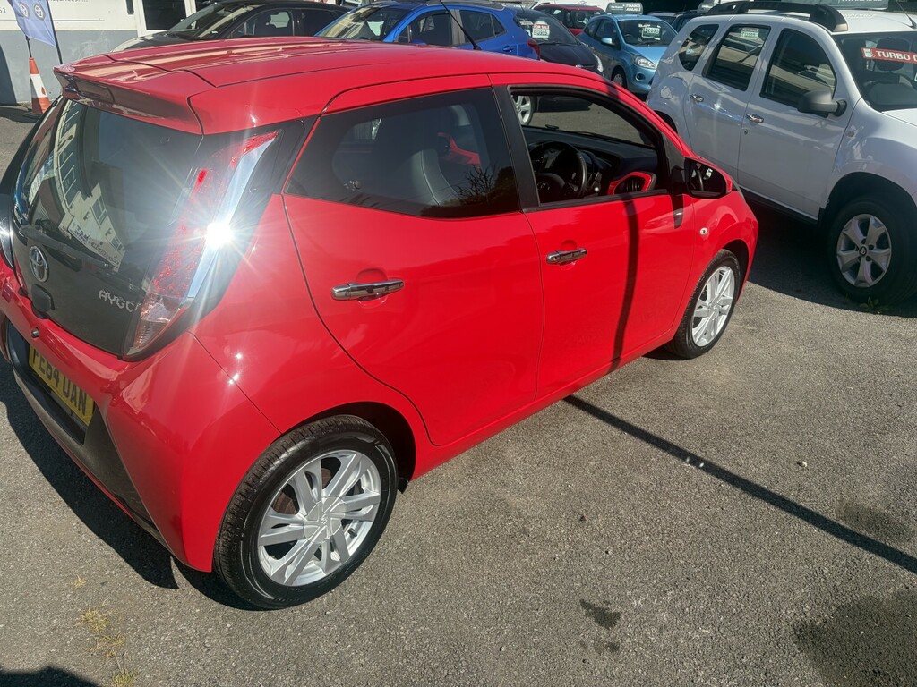 Toyota Aygo Hatchback 1.0 Vvt-i X-pression 2014 FE64UAN Red #2