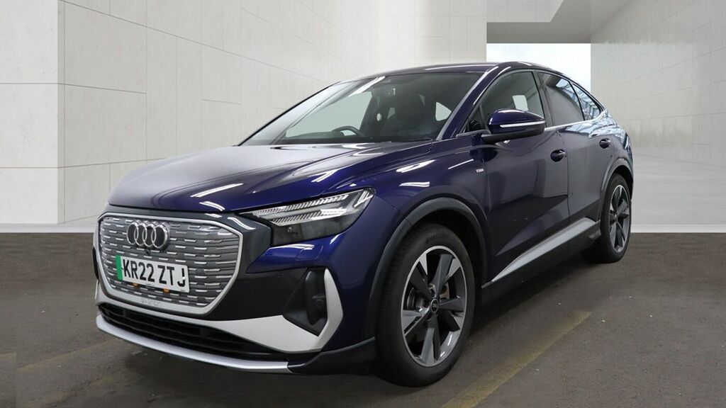 Audi Q4 E Tron Q4 Sportback S Line 40 E-tron 150,00 Kw - 2022 Blue #2