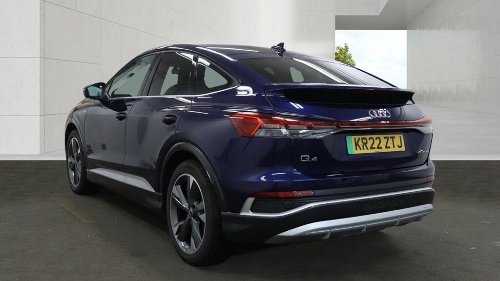 Audi Q4 E Tron Q4 Sportback S Line 40 E-tron 150,00 Kw - 2022 Blue #3