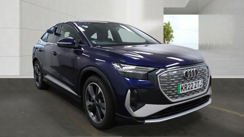 Audi Q4 E Tron Q4 Sportback S Line 40 E-tron 150,00 Kw - 2022 Blue