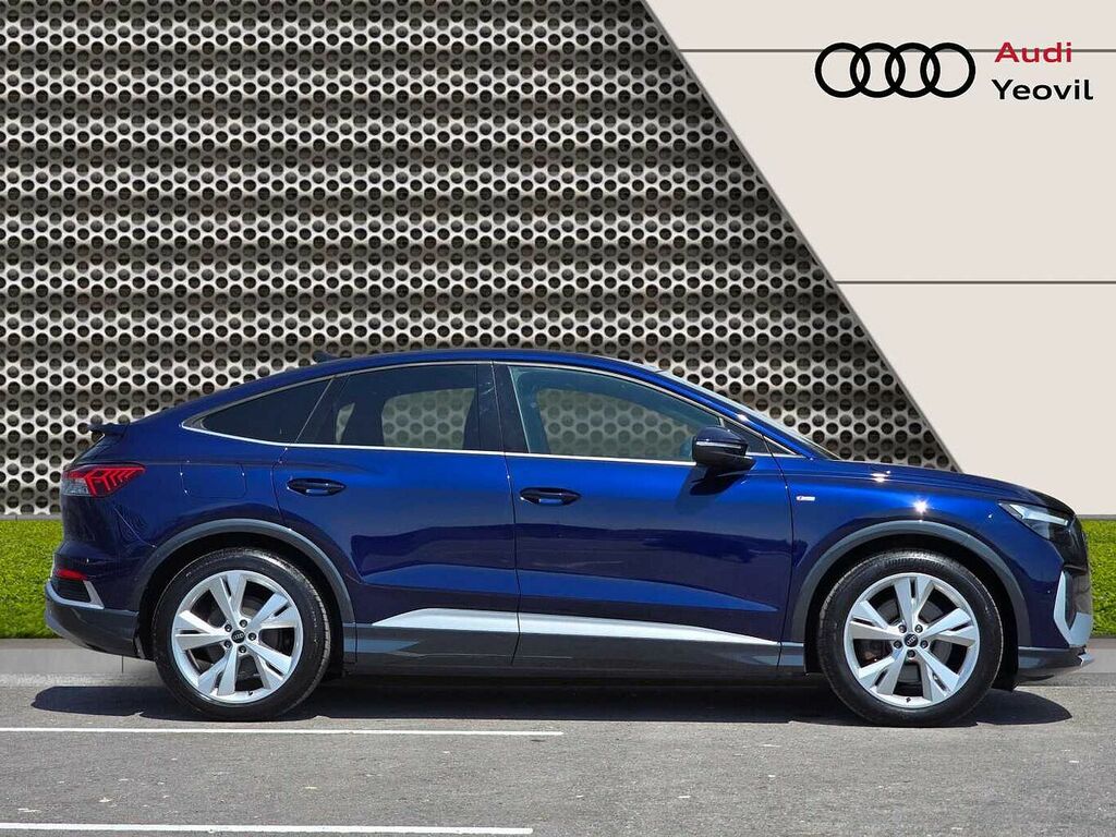 Audi Q4 E Tron Q4 Sportback S Line 40 E-tron 150,00 Kw - 2023 ND72VBA Blue #4