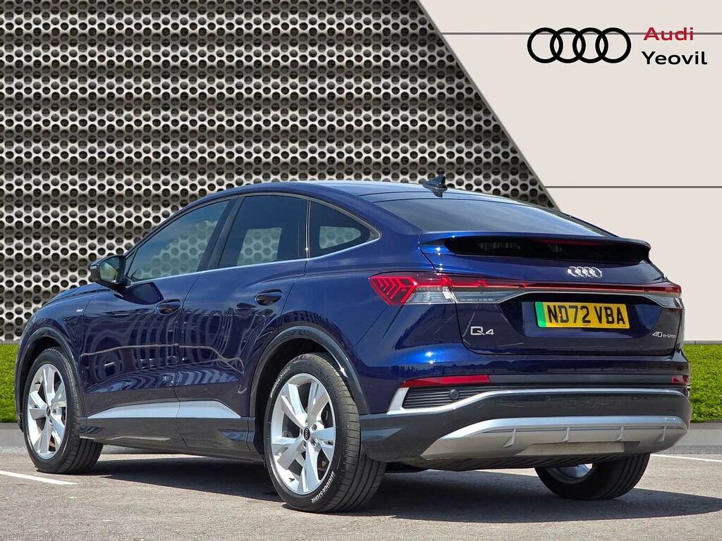 Audi Q4 E Tron Q4 Sportback S Line 40 E-tron 150,00 Kw - 2023 ND72VBA Blue #3