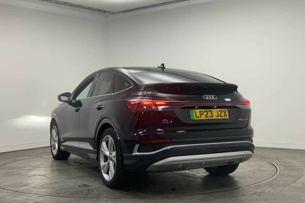 Audi Q4 E Tron Q4 Sportback S Line 40 E-tron 150,00 Kw - 2023 LP23JZX Black #3