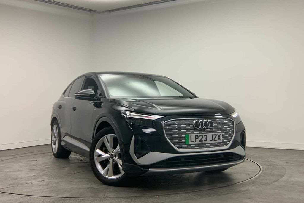 Audi Q4 E Tron Q4 Sportback S Line 40 E-tron 150,00 Kw - 2023 LP23JZX Black