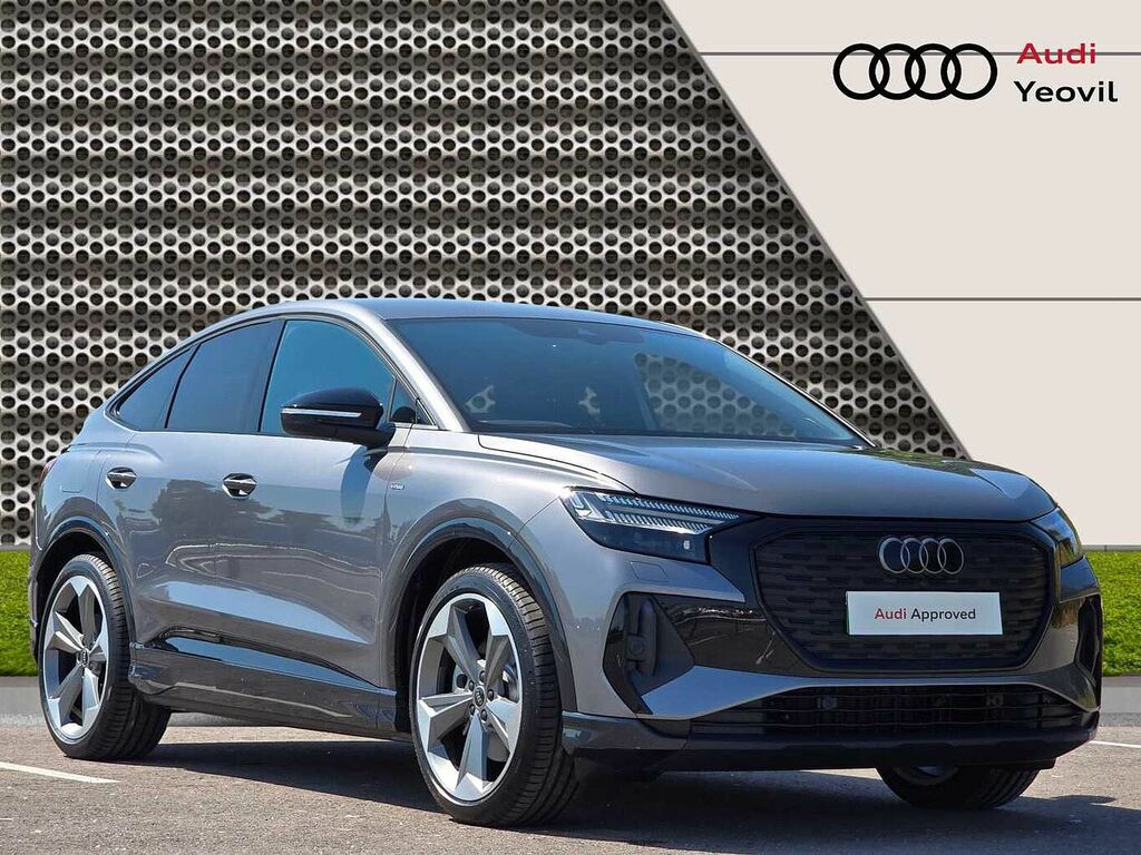 Audi Q4 E Tron Q4 Sportback Black Edition 40 E-tron 150,00 Kw Grey