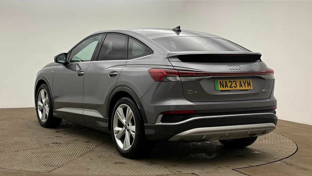 Audi Q4 E Tron Q4 Sportback S Line 40 E-tron 150,00 Kw Grey #3