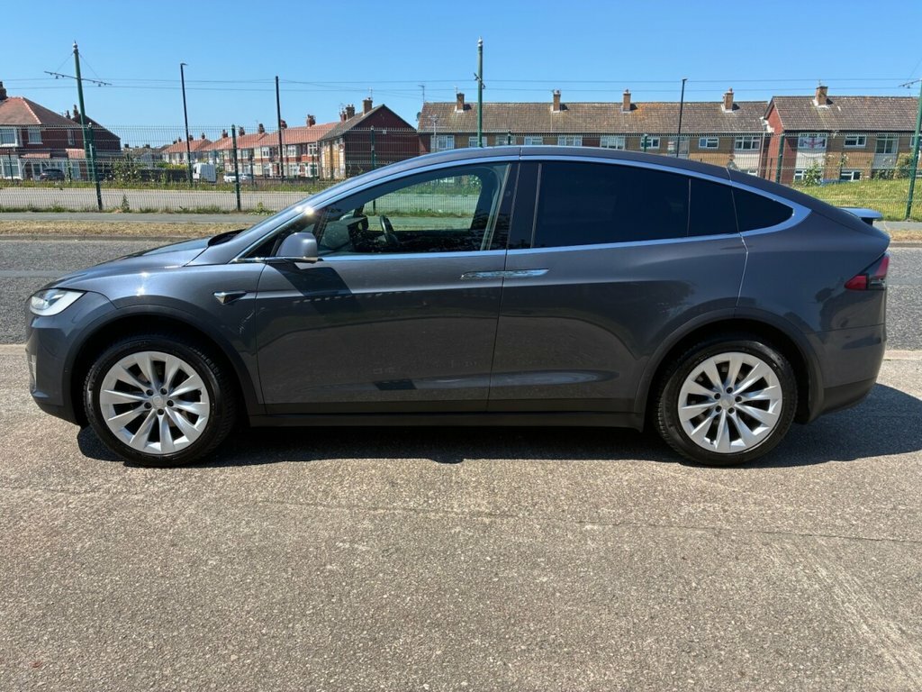 Tesla Model X Suv Grey #3