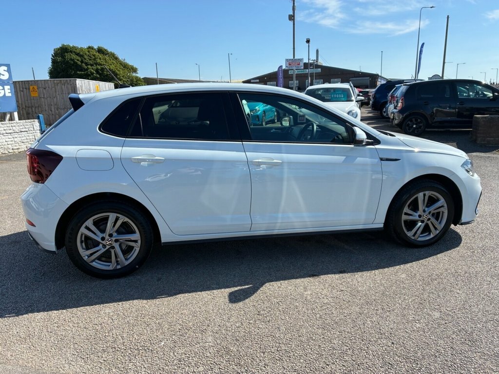 Volkswagen Polo 1L R-line CV23WJM White #5